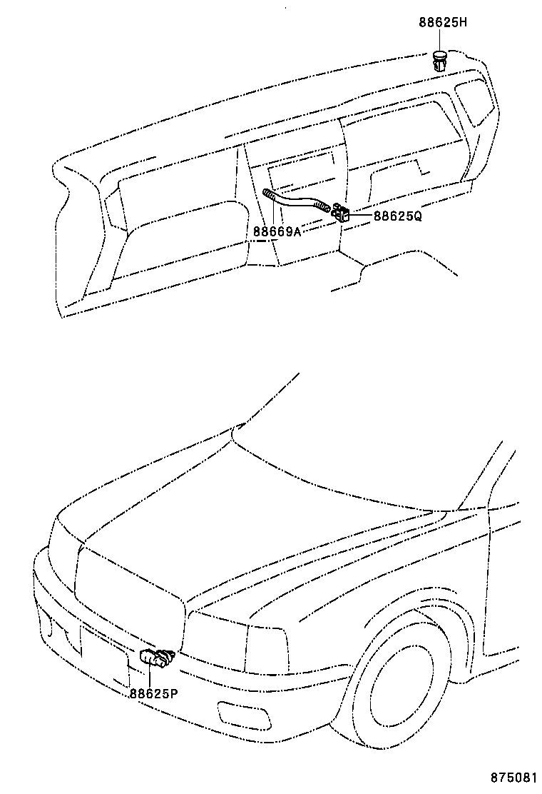 55844-43020 DUCT, HEATER TO REGISTER, NO.2 product image