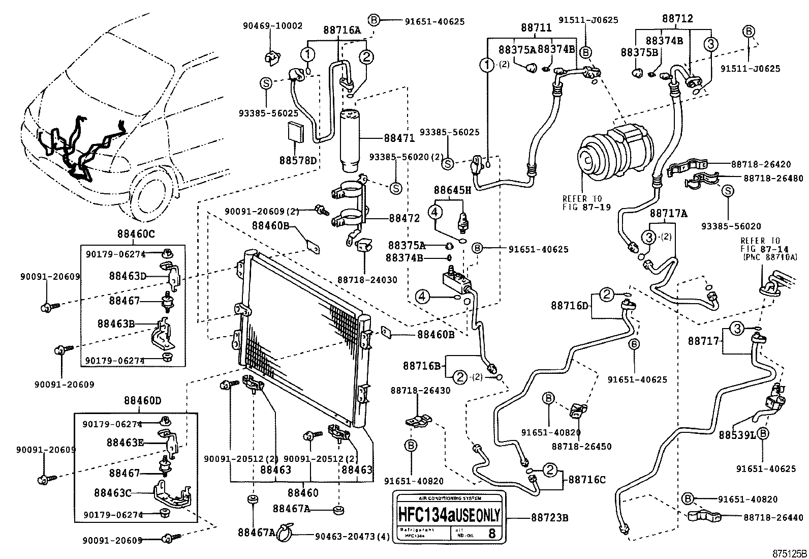 88470-26230 TANK, RECEIVER AIR CONDITIONER product image