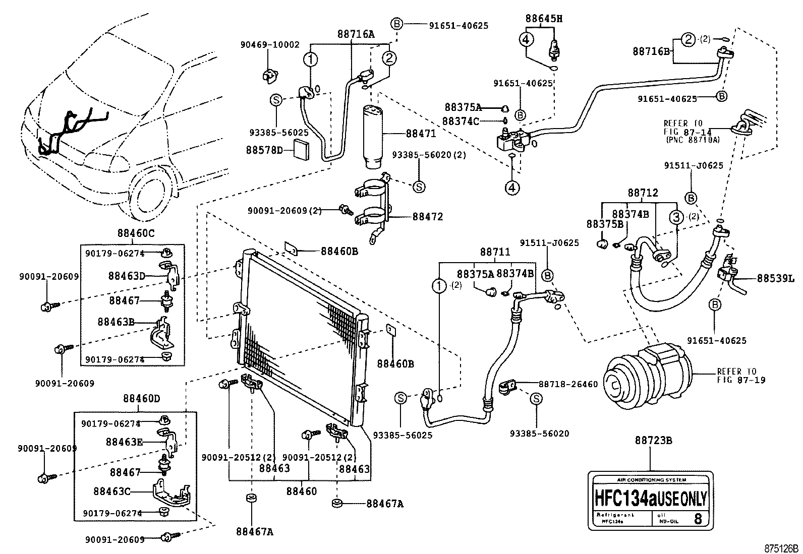 88470-26230 TANK, RECEIVER AIR CONDITIONER product image