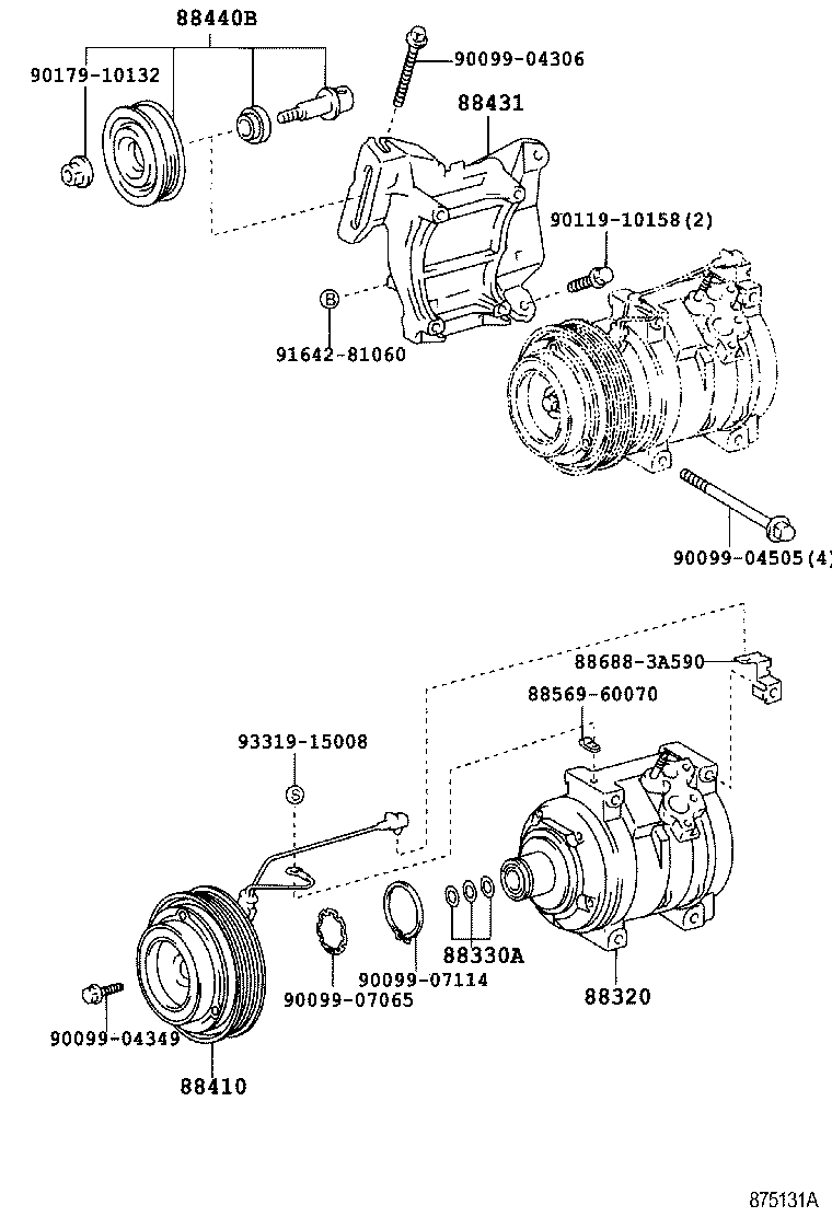 88320-30720 COMPRESSOR ASSY, COOLER product image