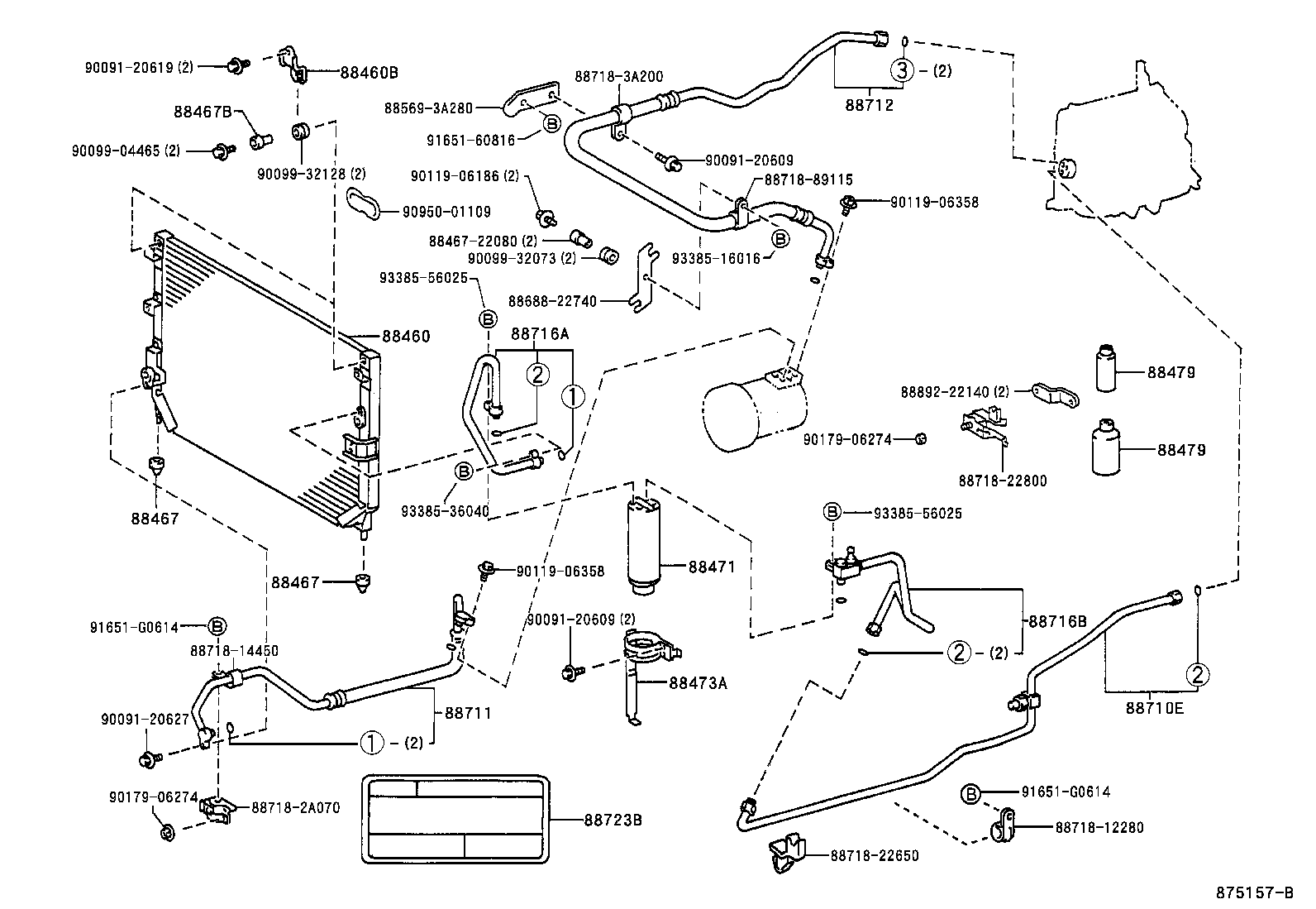 88460-43010 CONDENSER ASSY, COOLER product image