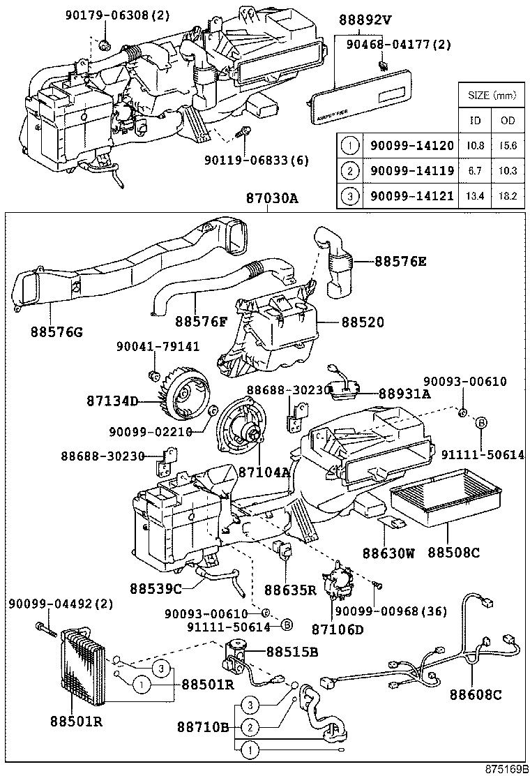 87130-30730 BLOWER ASSY product image