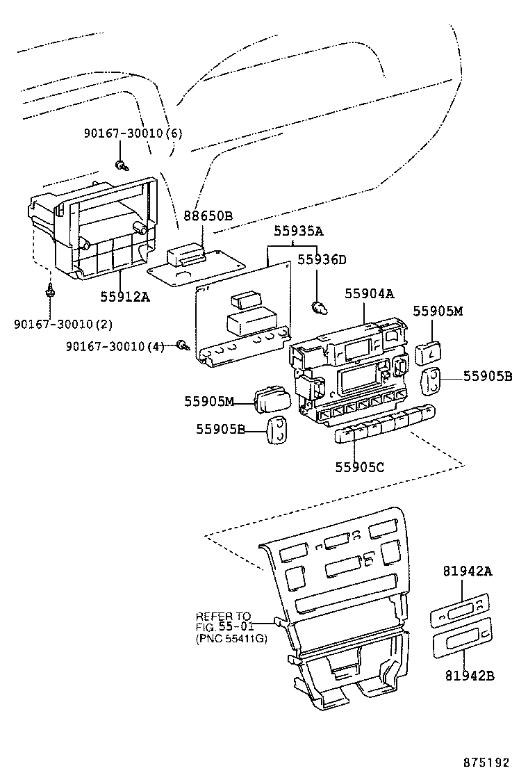 55844-12470 DUCT, HEATER TO REGISTER, NO.2 product image