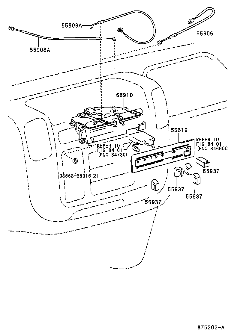 55835-37090 DUCT, HEATER TO REGISTER, CENTER product image