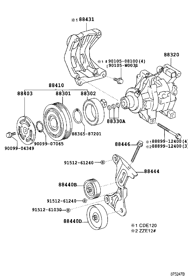 88318-87704 WASHER (FOR MAGNET CLUTCH) product image