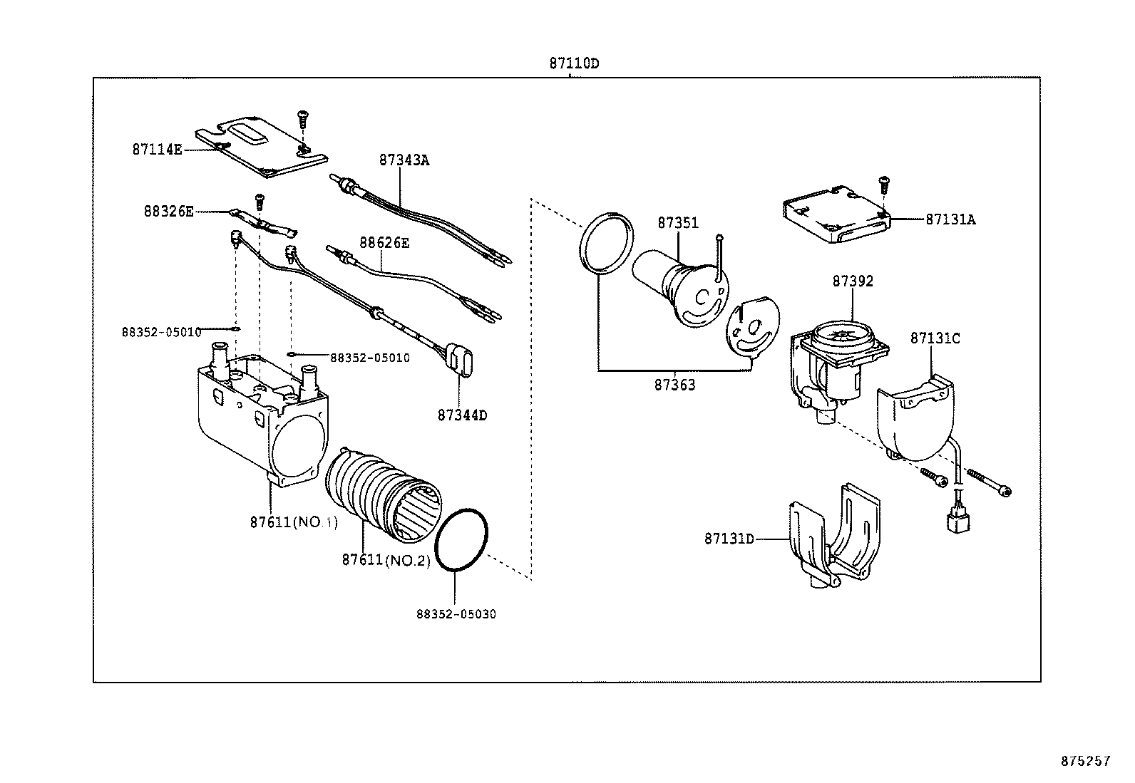 87100-05021 HEATER ASSY product image