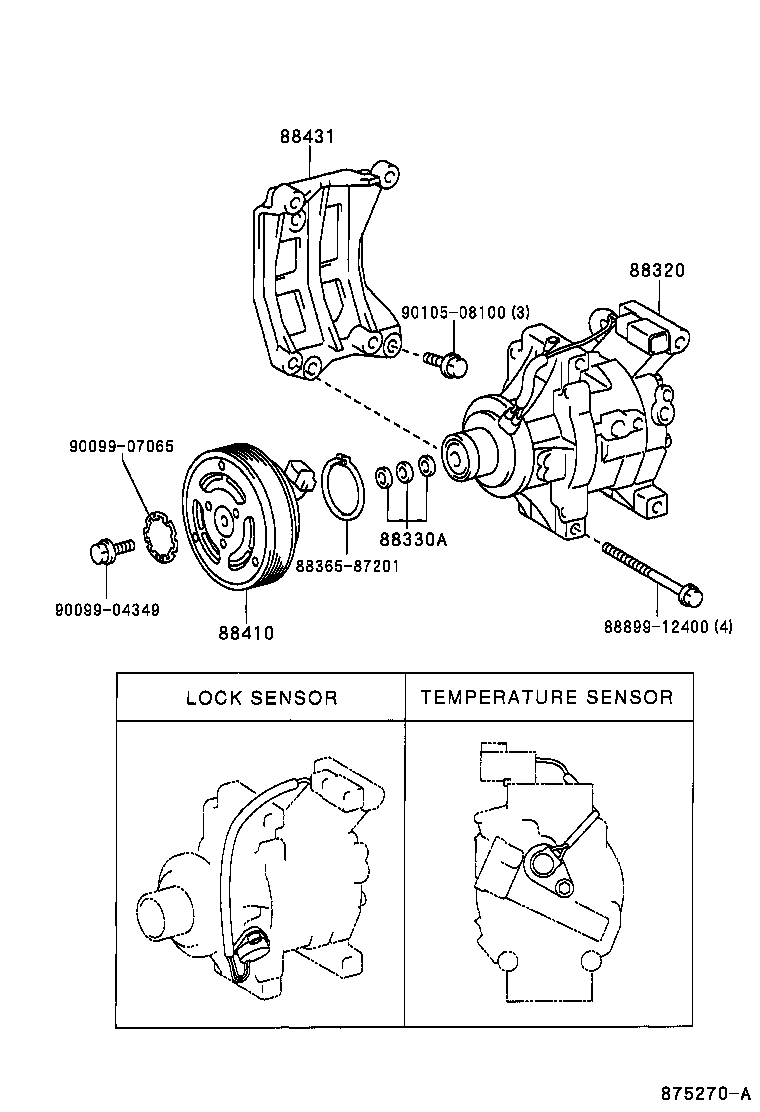 88320-1A511 COMPRESSOR ASSY, COOLER product image