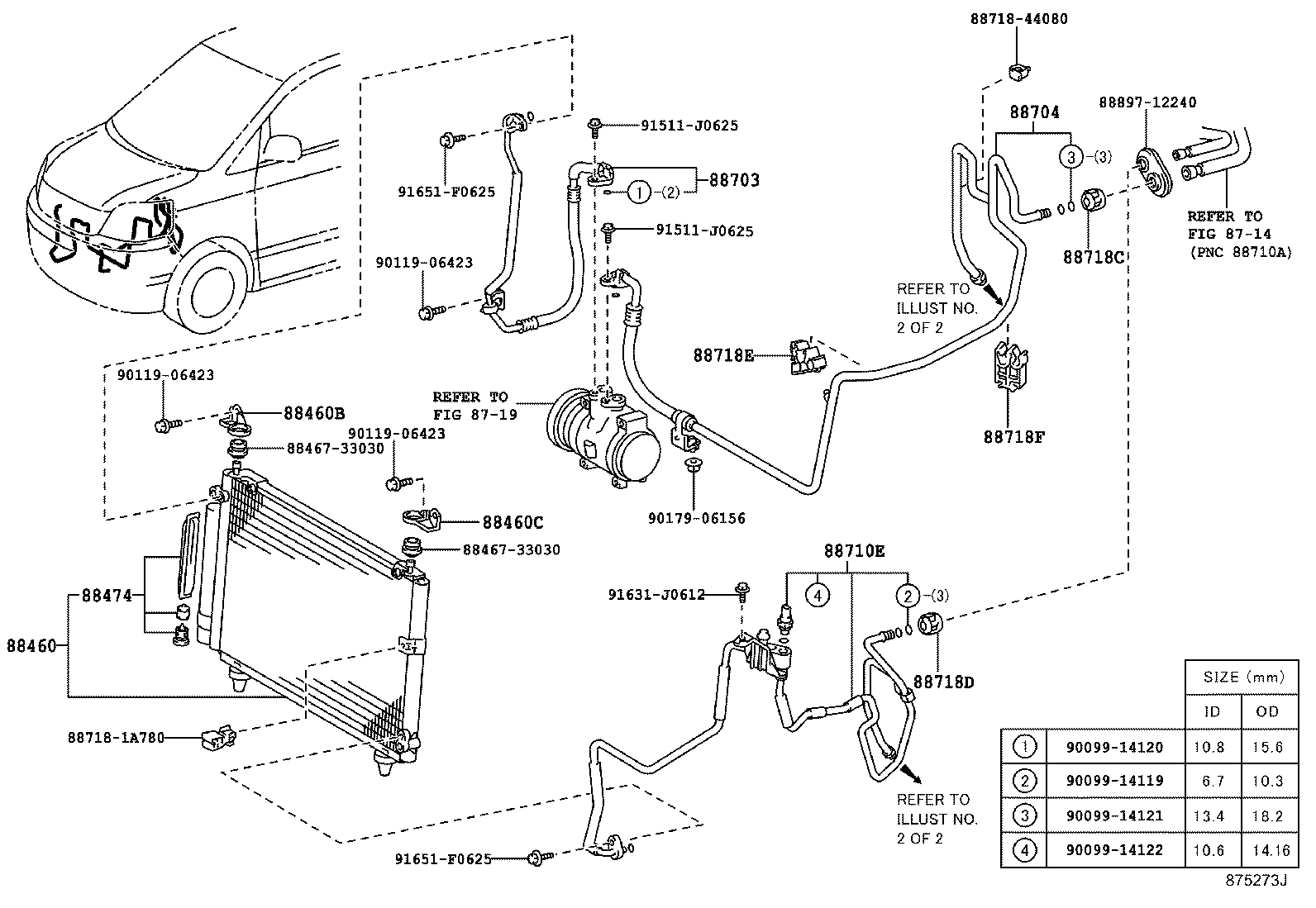 88460-28580 CONDENSER ASSY, COOLER product image