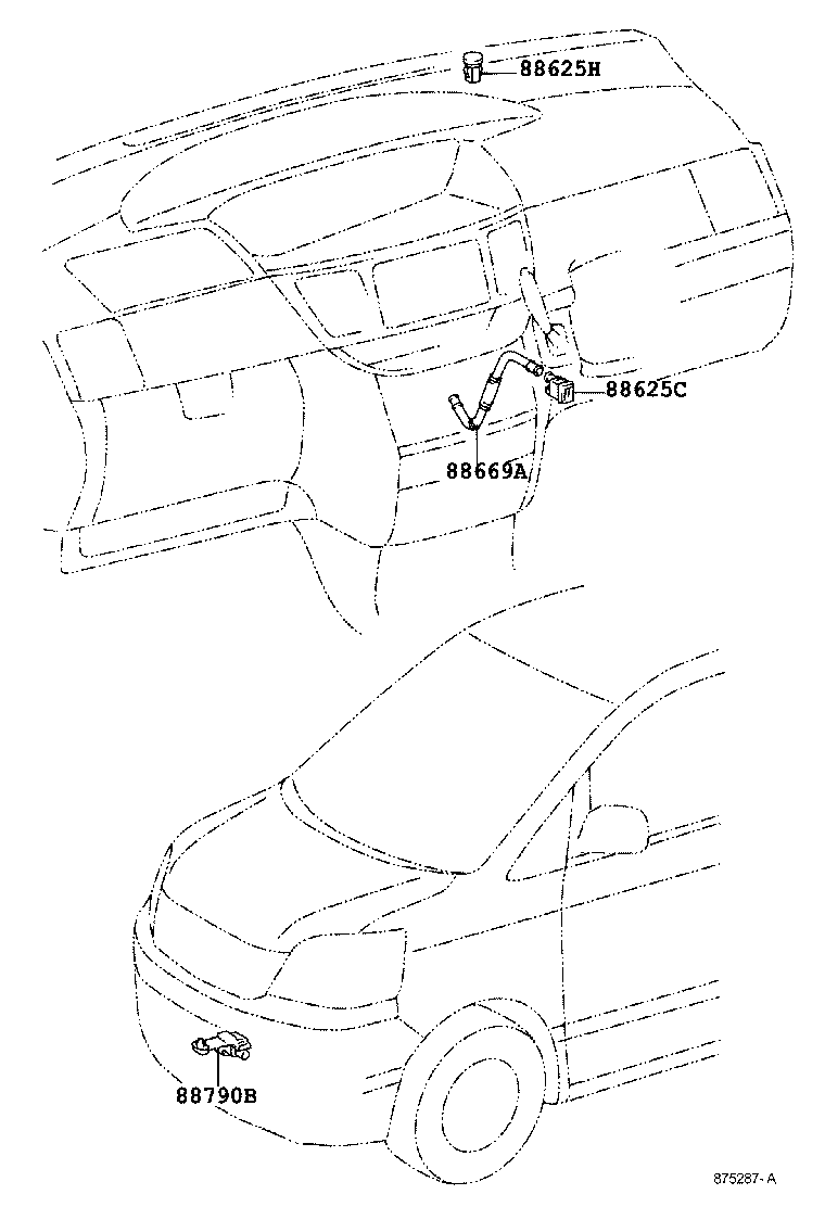 55844-28080 DUCT, HEATER TO REGISTER, NO.2 product image