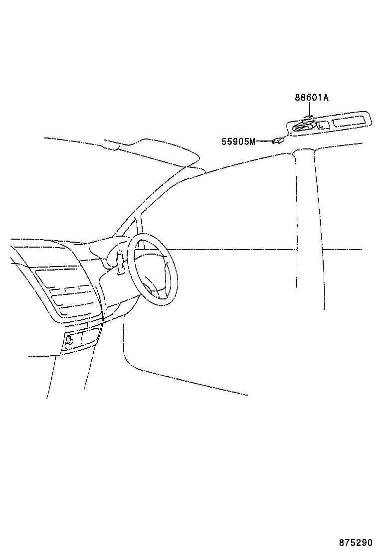 55880-44010 DUCT, HEATER TO REGISTER, NO.2 product image