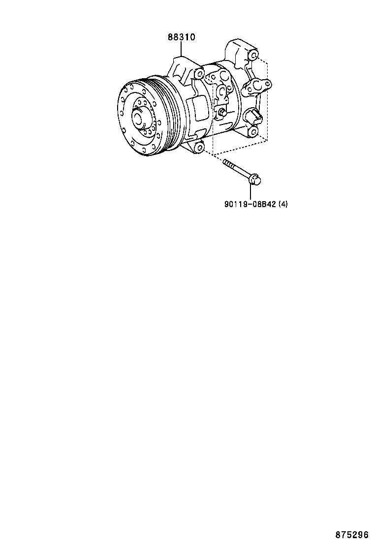88410-02110 CLUTCH ASSY, MAGNET product image