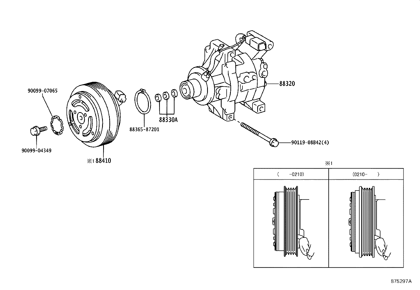 88410-02110 CLUTCH ASSY, MAGNET product image