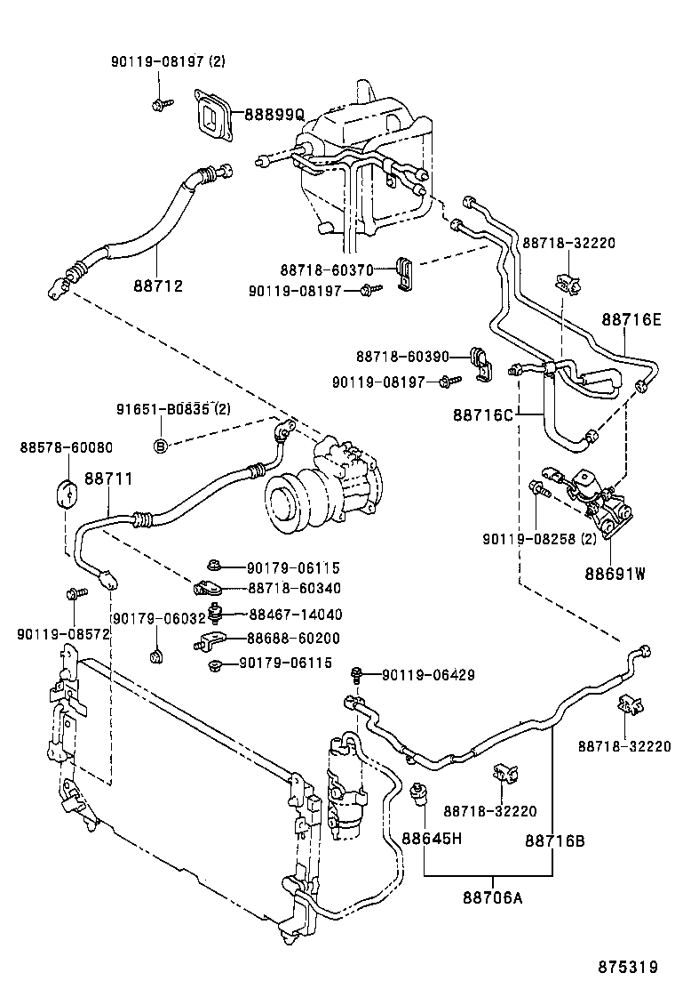 88550-60040 MOTOR ASSY, BLOWER (FOR CONDENSER) product image
