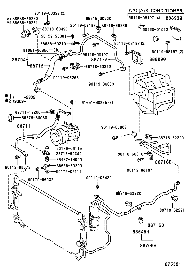 88550-60040 MOTOR ASSY, BLOWER (FOR CONDENSER) product image