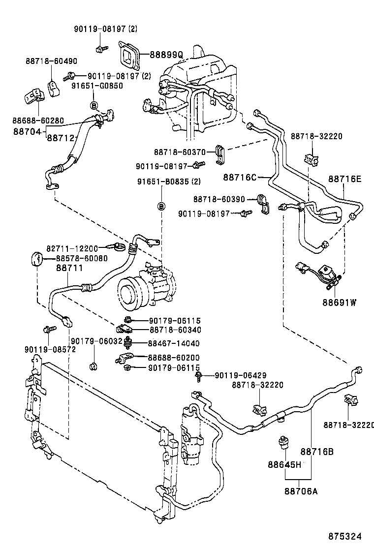 88550-60040 MOTOR ASSY, BLOWER (FOR CONDENSER) product image