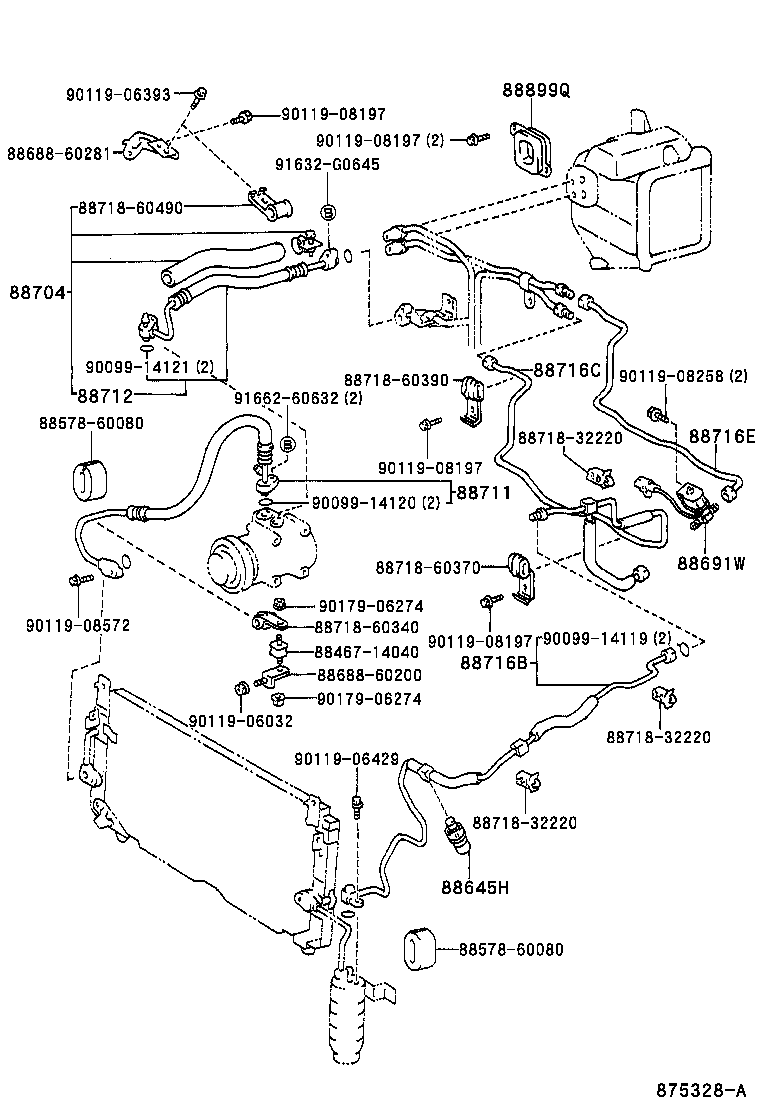 88550-60040 MOTOR ASSY, BLOWER (FOR CONDENSER) product image