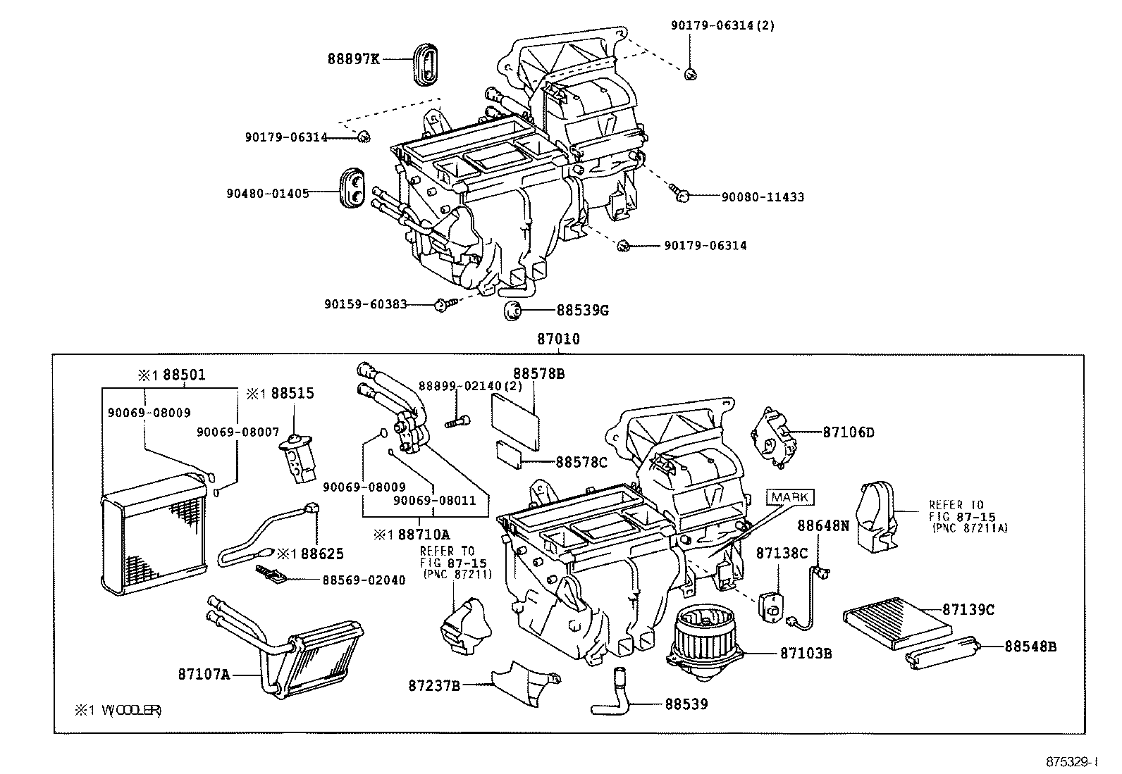 Toyota 88515-28160 VALVE, COOLER EXPANSION