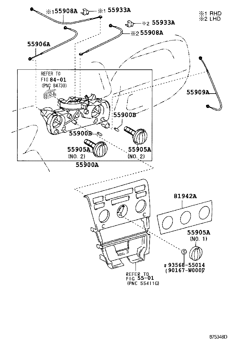 87201-02230 DUCT SUB-ASSY, AIR, NO.1 product image