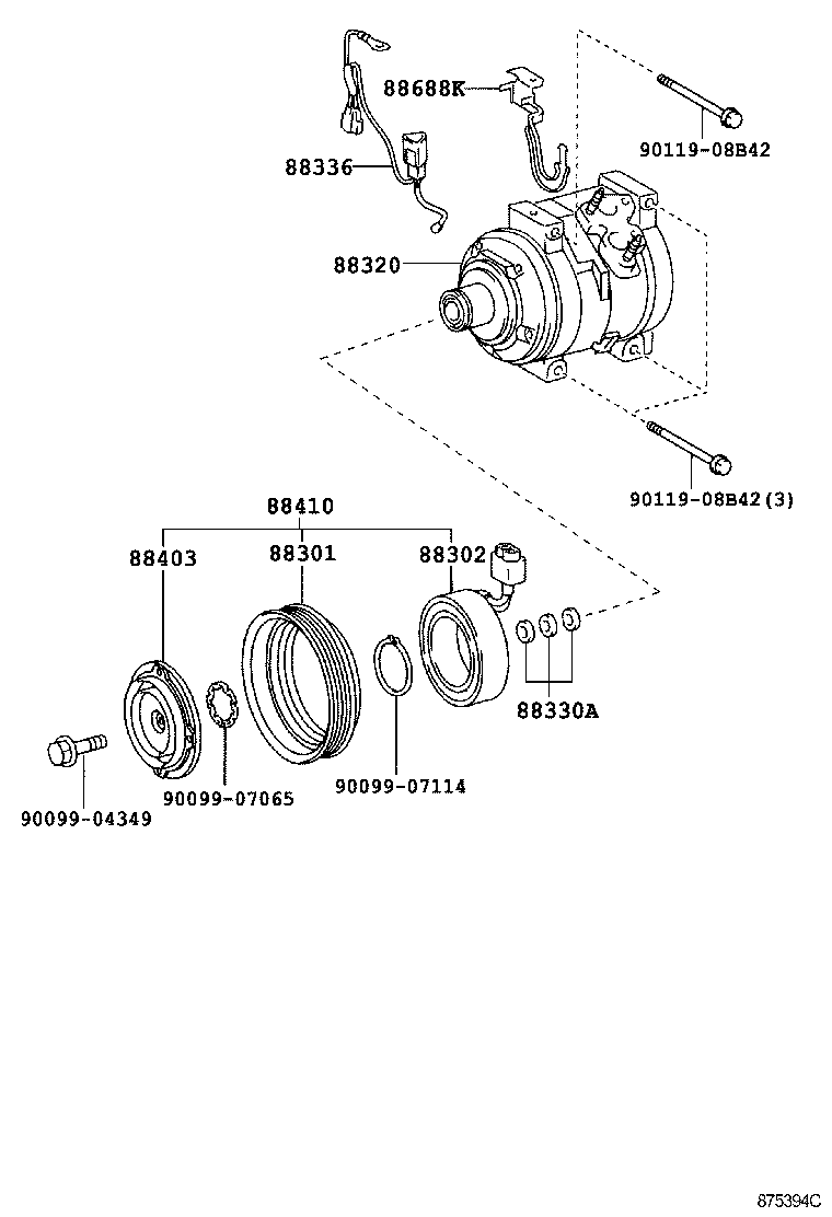 88322-48010 HEAD, CYLINDER, REAR product image