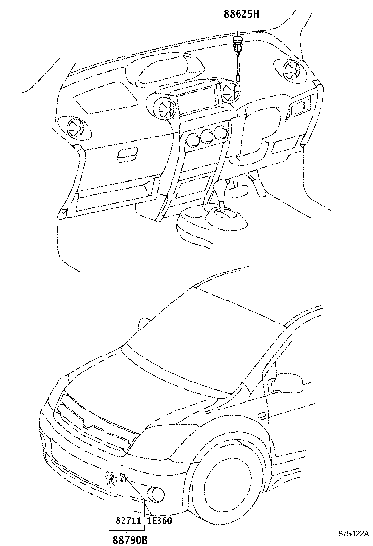 55844-52080 DUCT, HEATER TO REGISTER, NO.2 product image