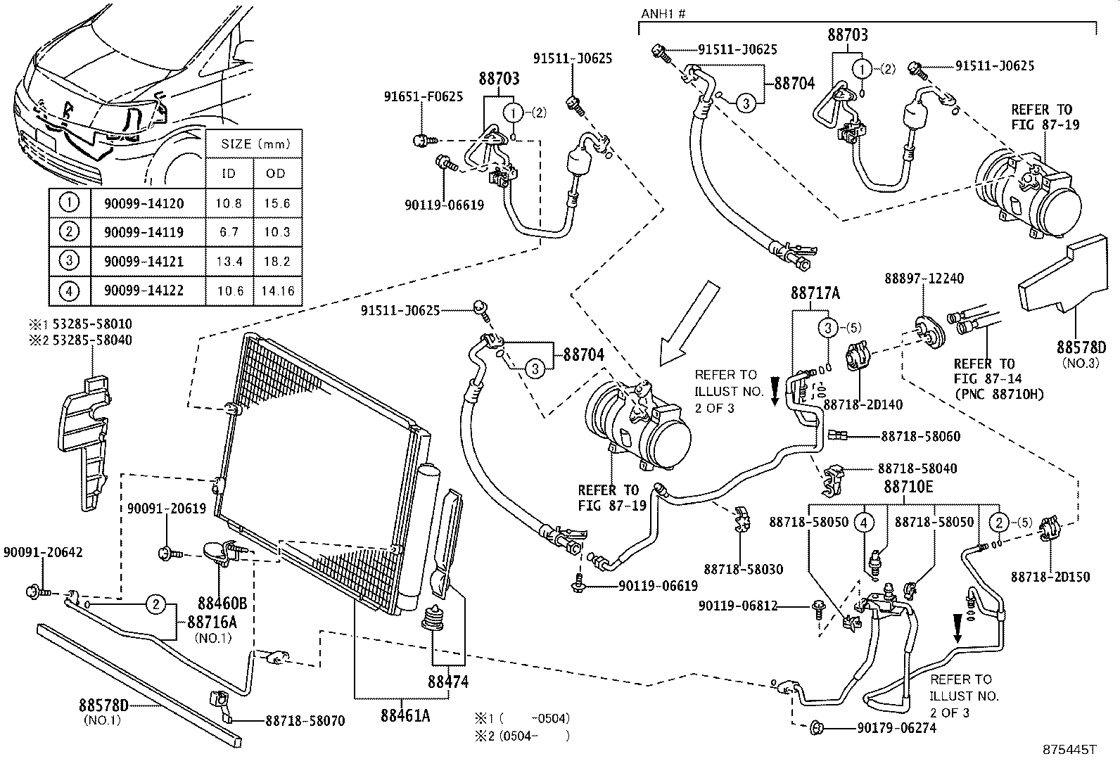 88461-58010 CORE, COOLER CONDENSER product image