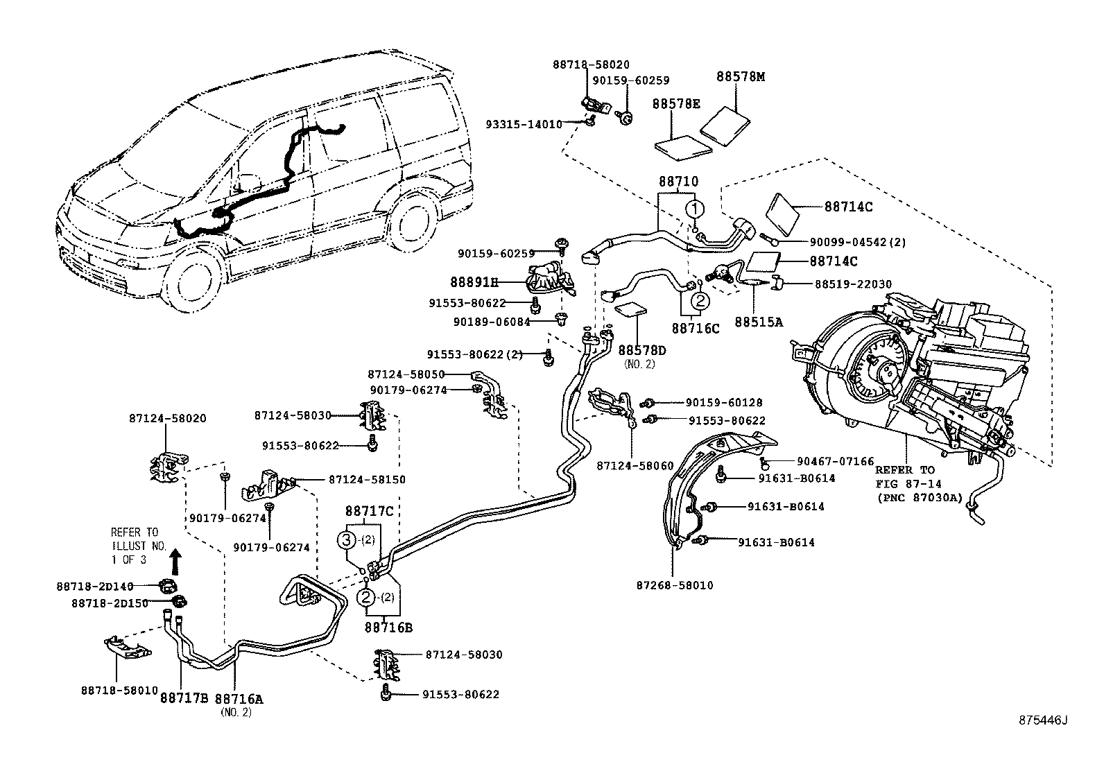 88461-58050 CORE, COOLER CONDENSER product image