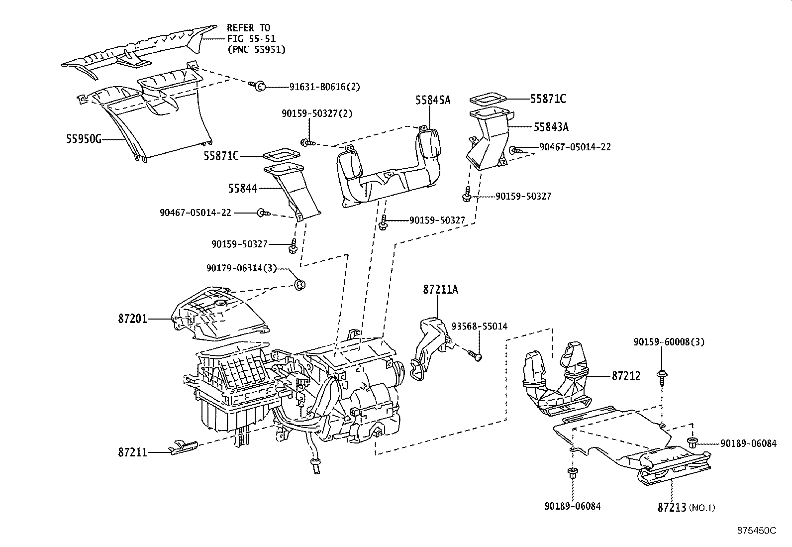 55902-58090 PANEL SUB-ASSY, AIR CONDITIONER product image