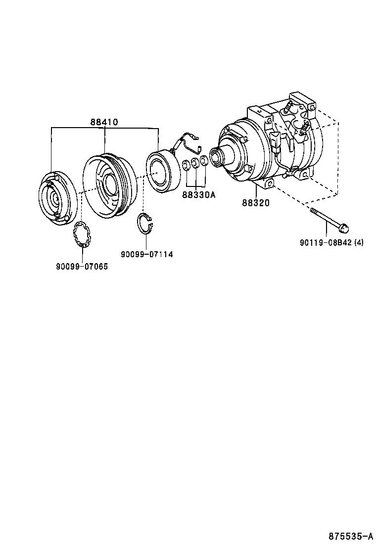 88320-YC030 COMPRESSOR ASSY, COOLER product image