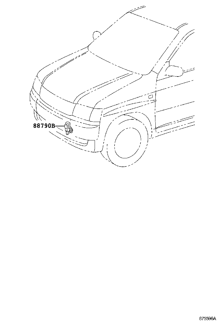 55844-52070 DUCT, HEATER TO REGISTER, NO.2 product image