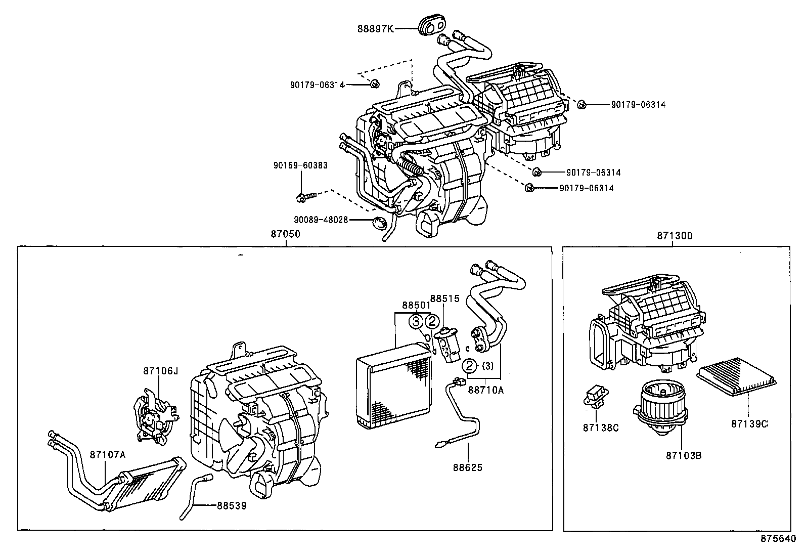 87103-YC050 MOTOR SUB-ASSY, BLOWER W/FAN product image