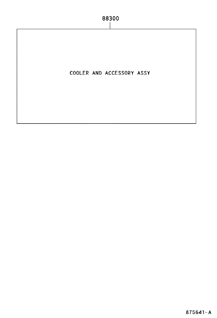 88300-6A401 COOLER & ACCESSORY ASSY product image