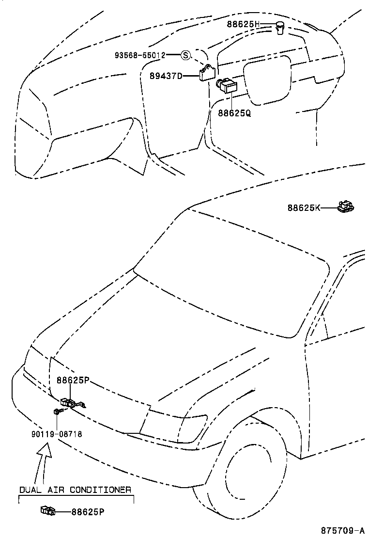 55844-60110 DUCT, HEATER TO REGISTER, NO.2 product image