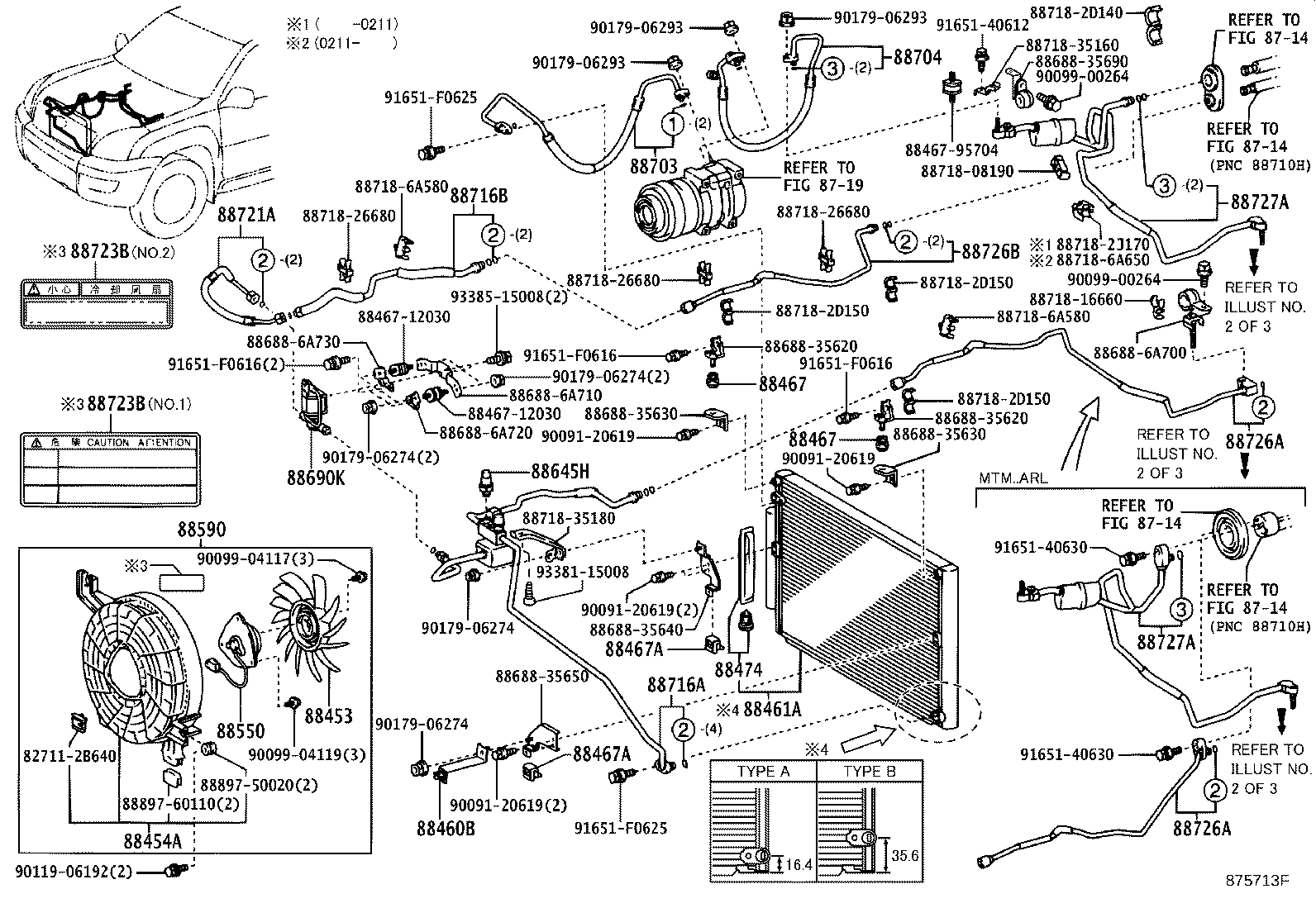 88460-60360 CORE, COOLER CONDENSER product image
