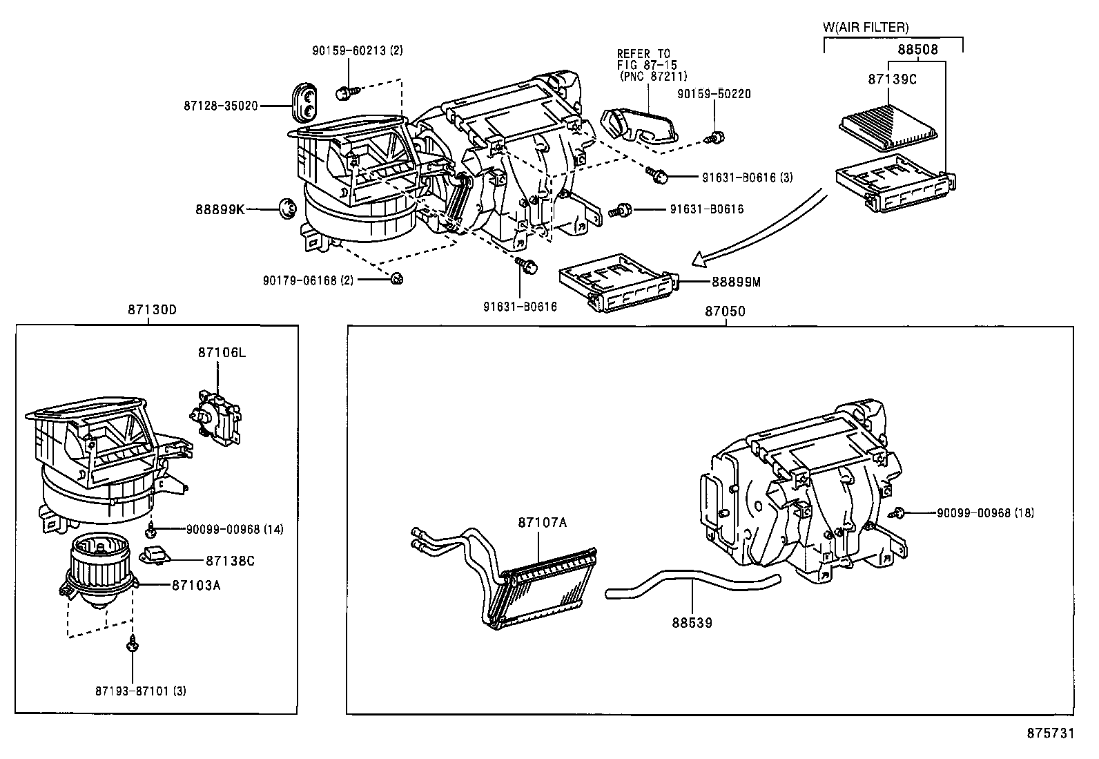 88515-60170 VALVE, COOLING BOX EXPANSION product image