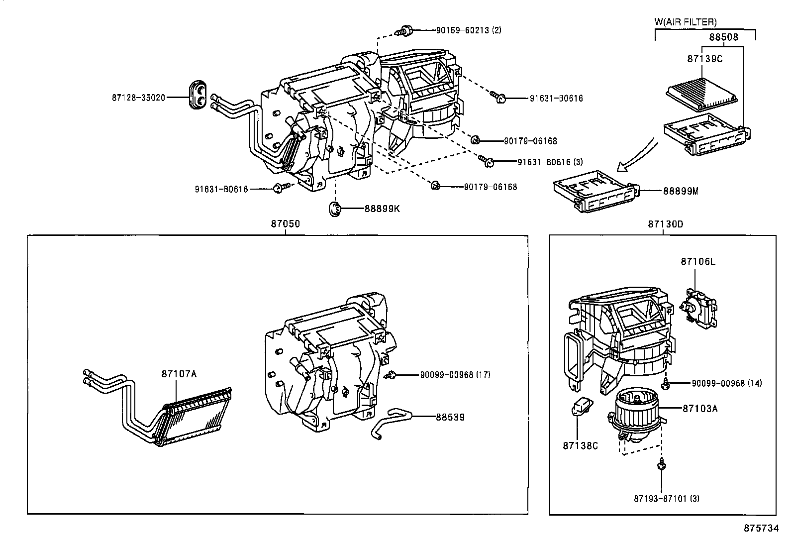 88515-60170 VALVE, COOLING BOX EXPANSION product image