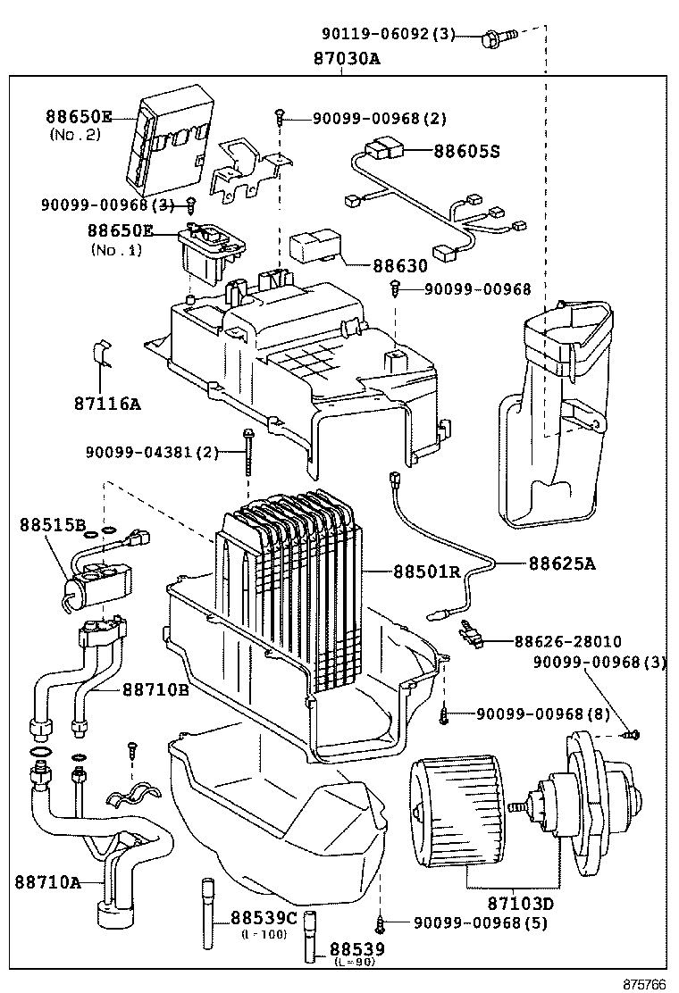 88520-60163-B1 BOX ASSY, COOLING product image