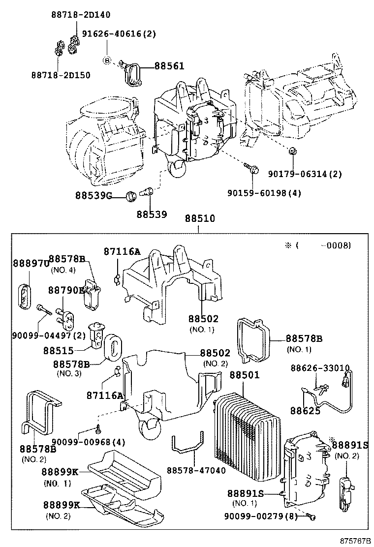 88520-60160-B0 BOX ASSY, COOLING product image