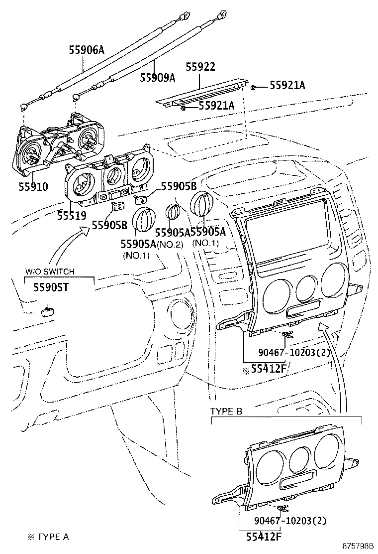 55844-60150 DUCT, HEATER TO REGISTER, NO.2 product image