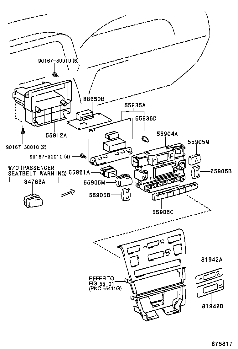 55846-02050 DUCT, HEATER TO REGISTER, NO.4 product image