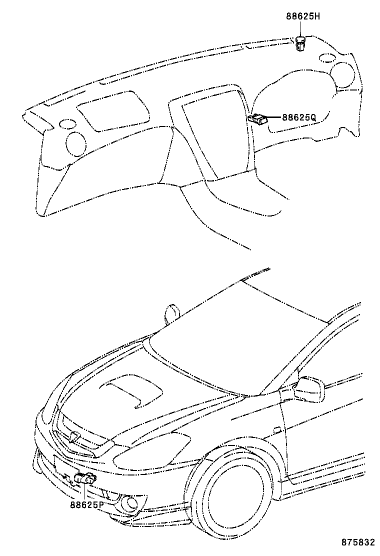 55972-21020 DUCT, SIDE DEFROSTER NOZZLE, NO.2 product image