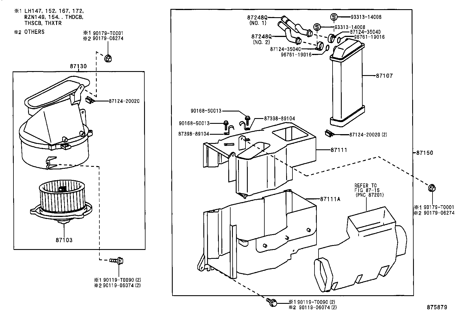 87111-35290 CASE, HEATER product image