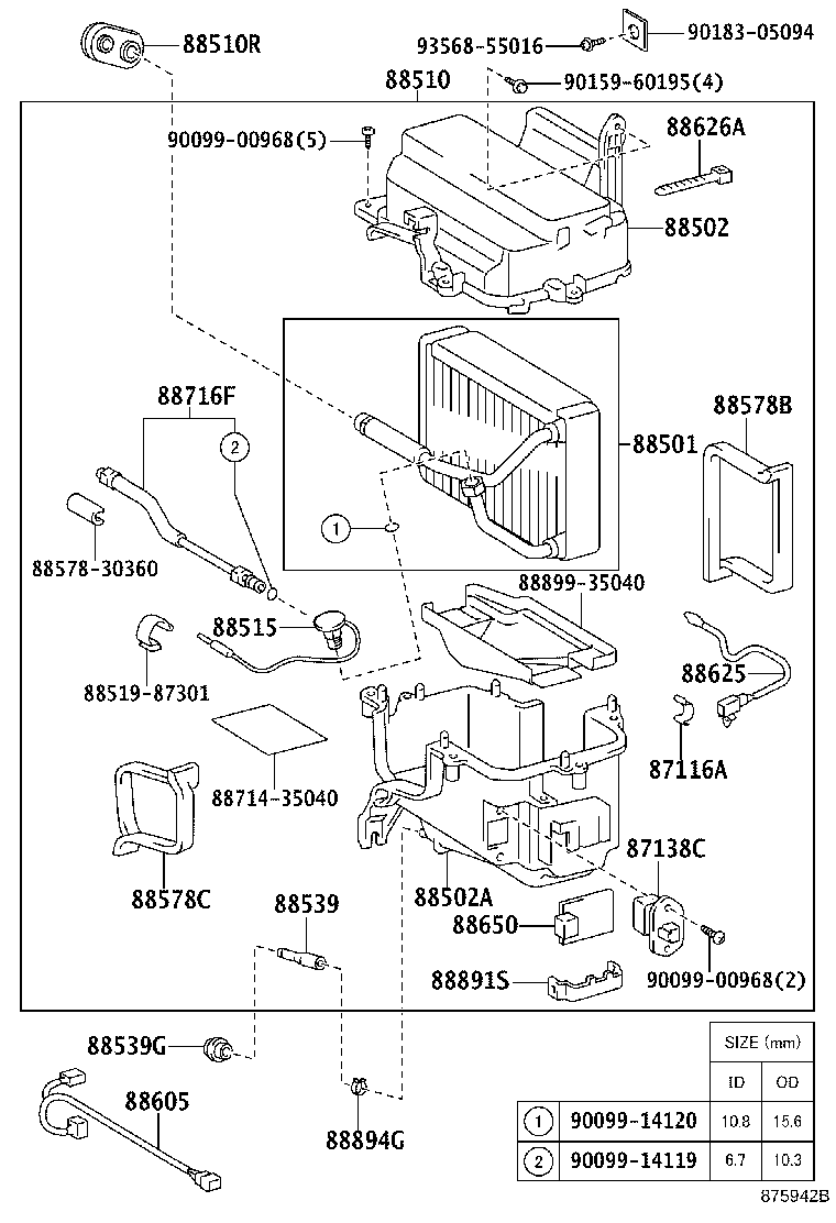 88510-3D030 UNIT ASSY, COOLER product image