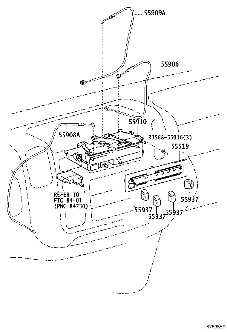 55844-F1010 DUCT, HEATER TO REGISTER, NO.2 product image