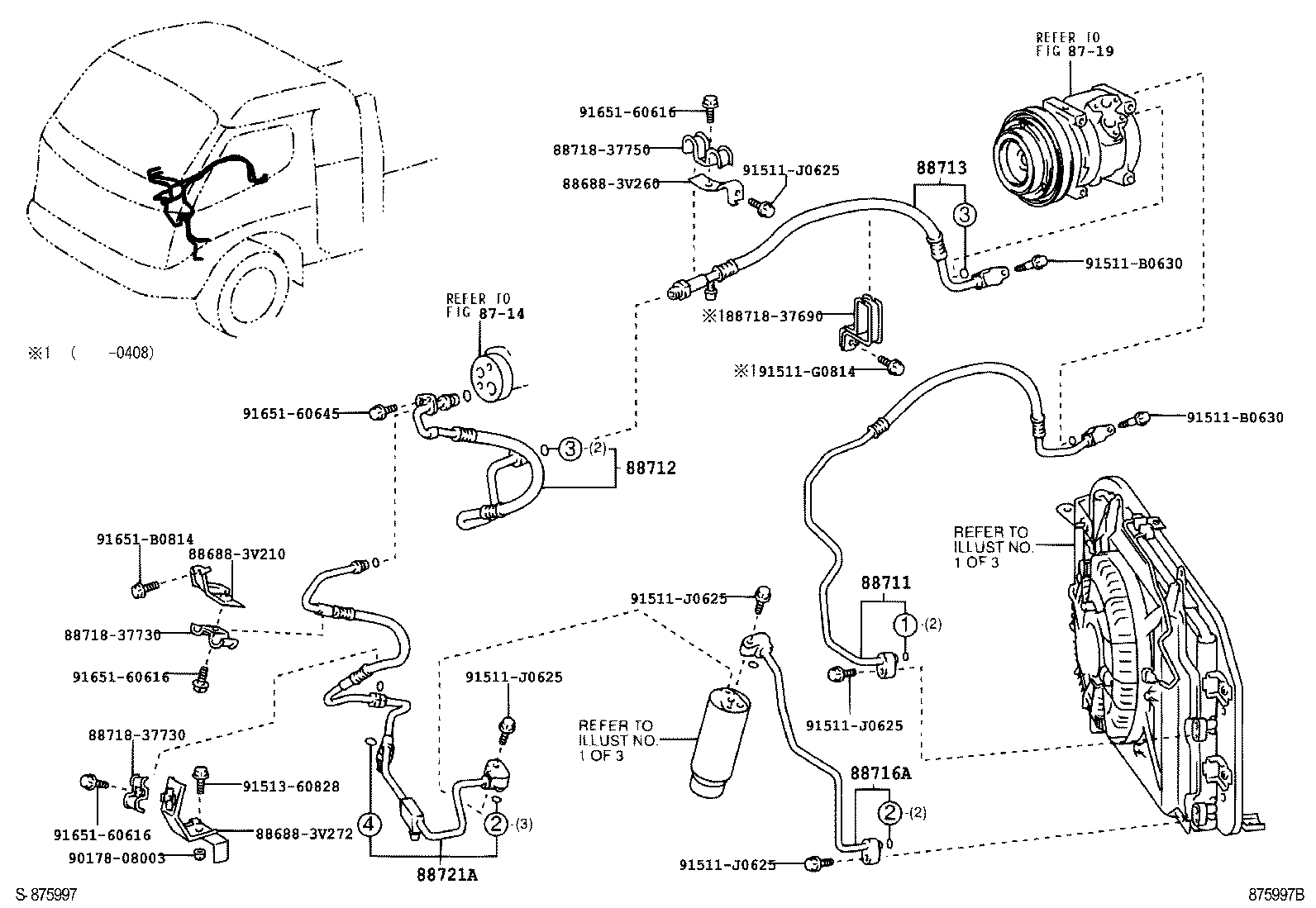 88550-37100 MOTOR ASSY, BLOWER (FOR CONDENSER) product image