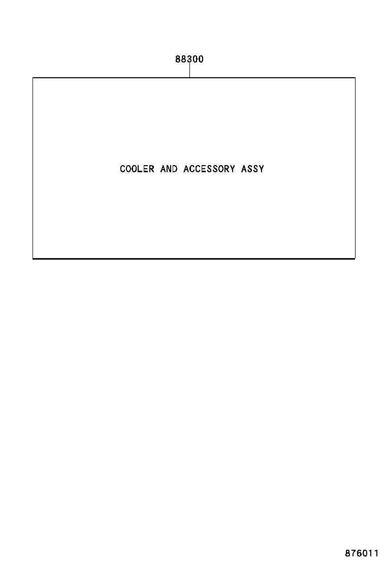 88300-05281 COOLER & ACCESSORY ASSY product image