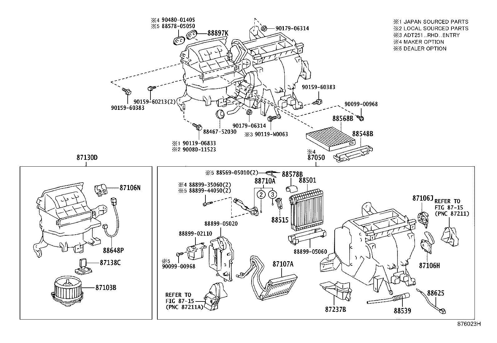 87130-05090 BLOWER ASSY product image