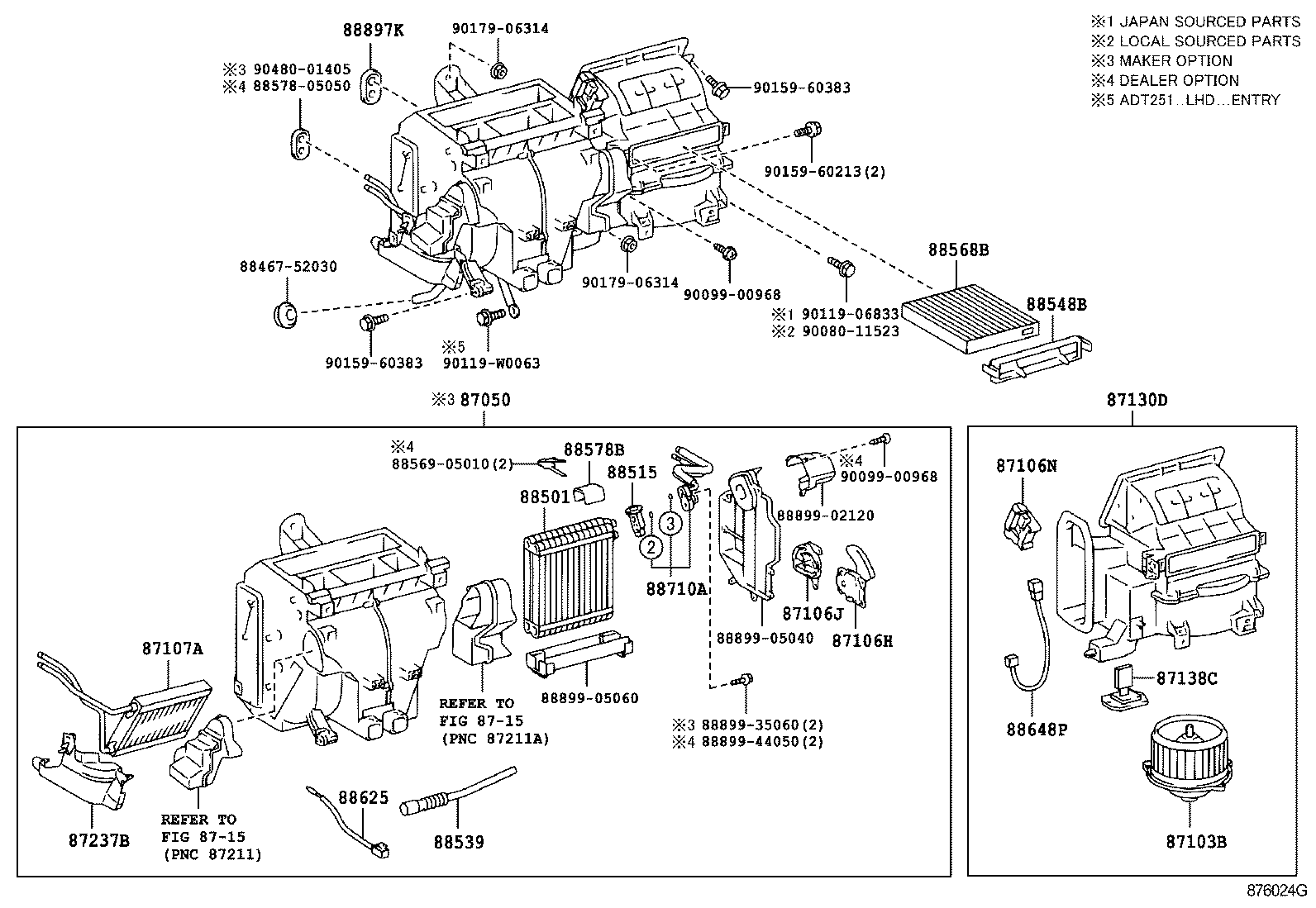 87130-05090 BLOWER ASSY product image