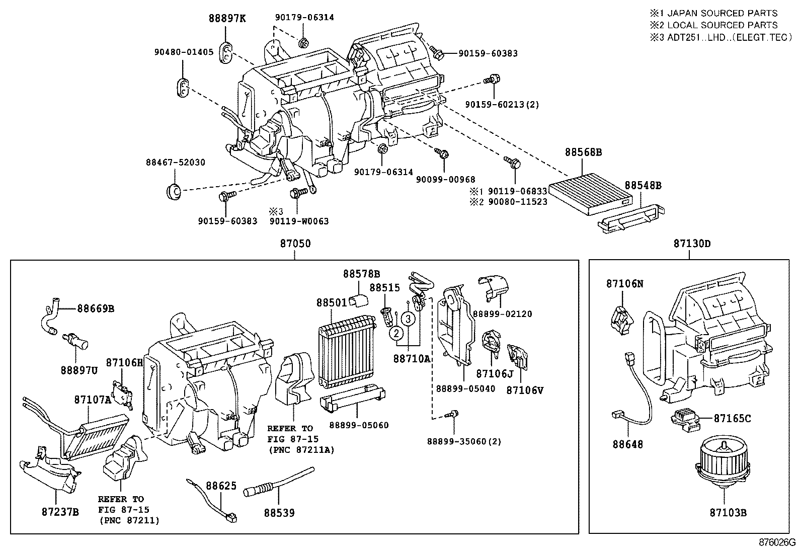 87130-05090 BLOWER ASSY product image