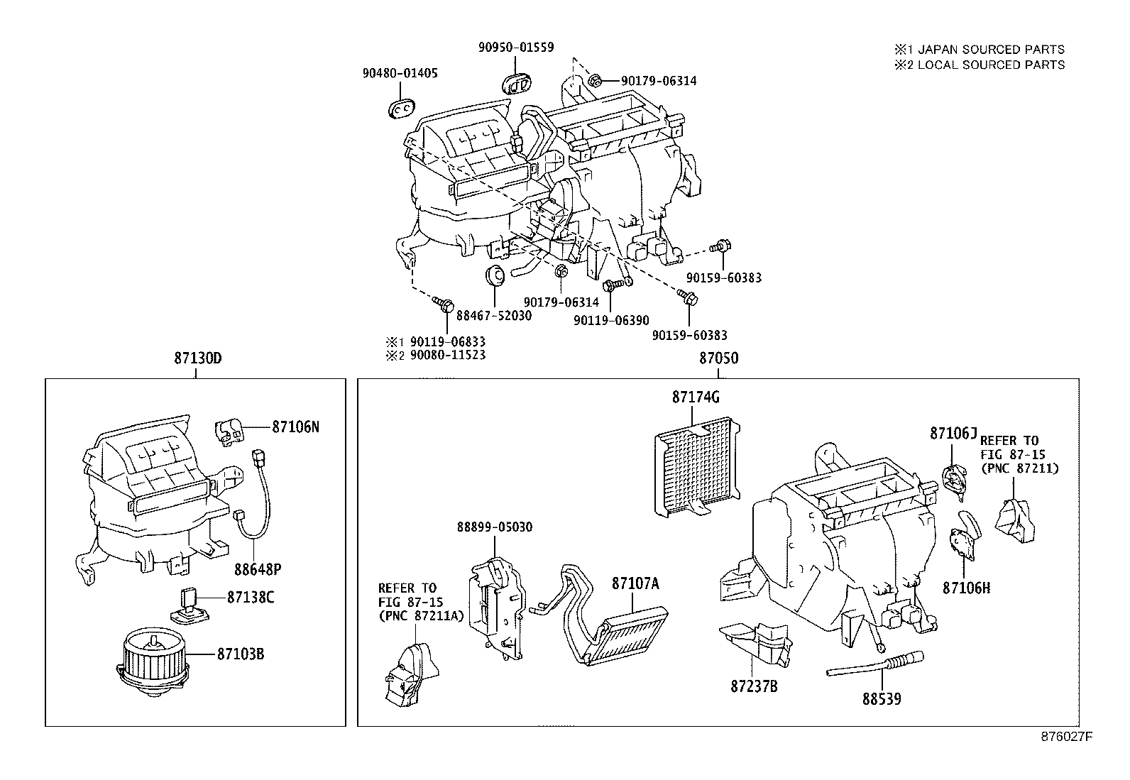 87130-05090 BLOWER ASSY product image