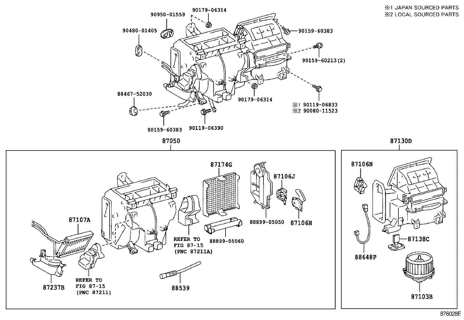 87130-05090 BLOWER ASSY product image